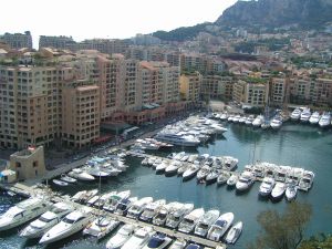 A harbor in Monaco