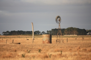 An Australian farm in the countryside